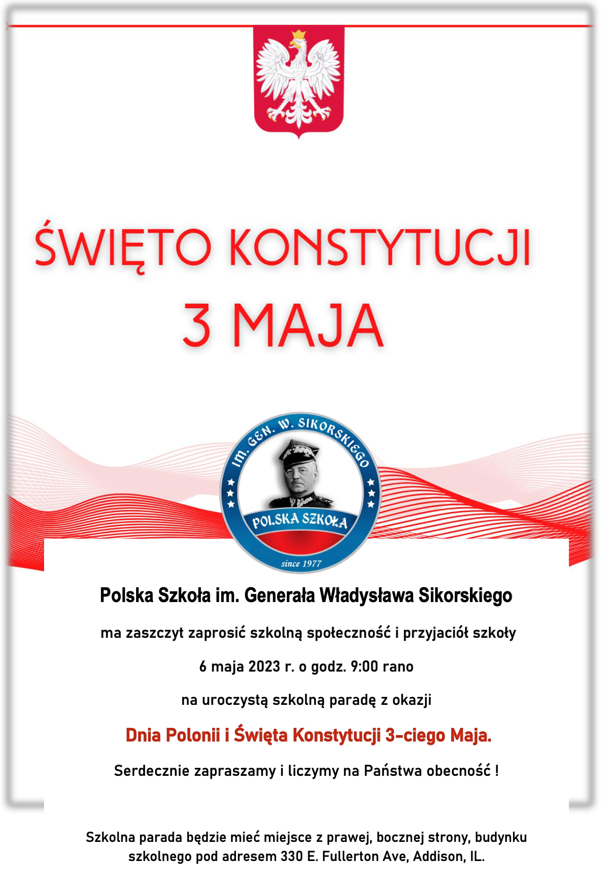 Święto Konstytucji 3 Maja - Polska Szkola im. Generala W Sikorskiego